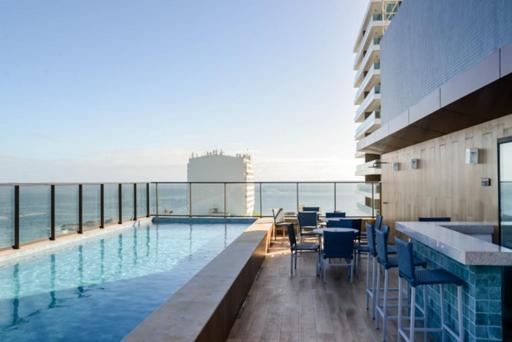 Smart Farol Da Barra - Vista Mar Com Varanda Arejada Apartamento Salvador Exterior foto